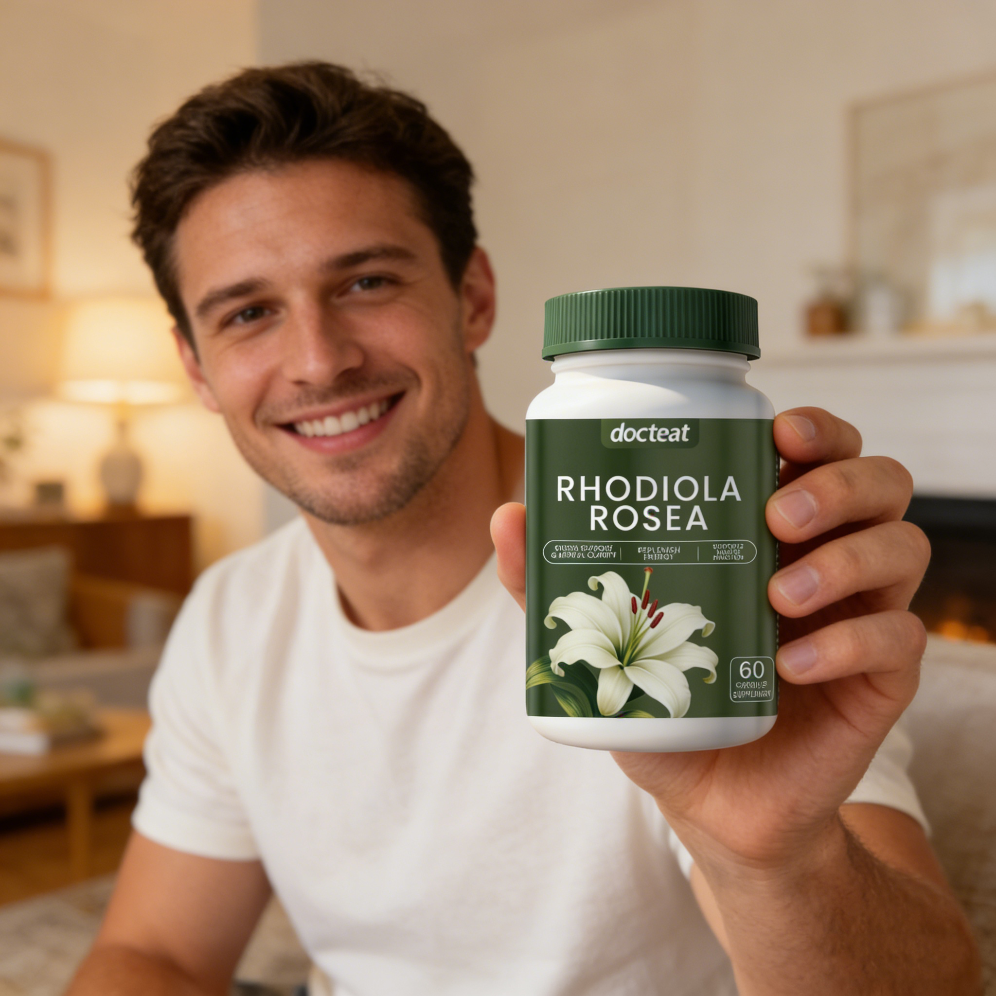 Nutrition Fitness Supplements - DOCTEAT Men's Health Capsules Improve Emotions