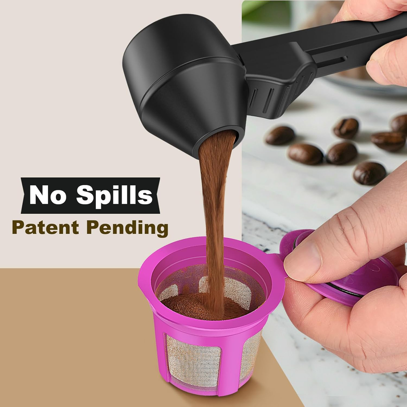 Whey Protein Isolate - Creative Sliding Leakproof Coffee Scoop Protein