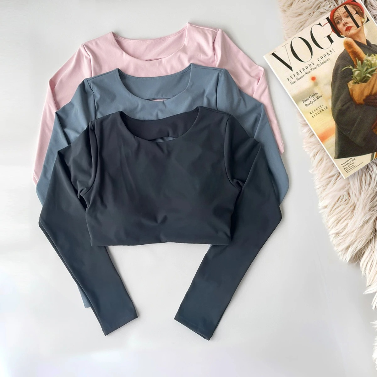 Women's long-sleeved yoga top  - Fitness & Nutrition Lab Zapopan reseña y precio