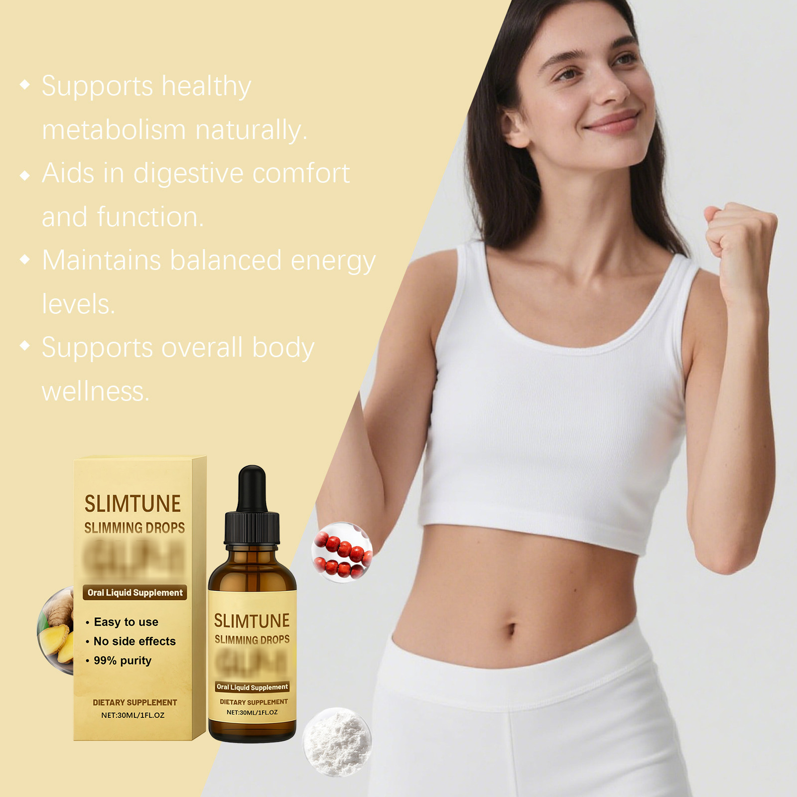Body Management Drops Reduce W - Nutrition Fitness Supplements reseña y precio