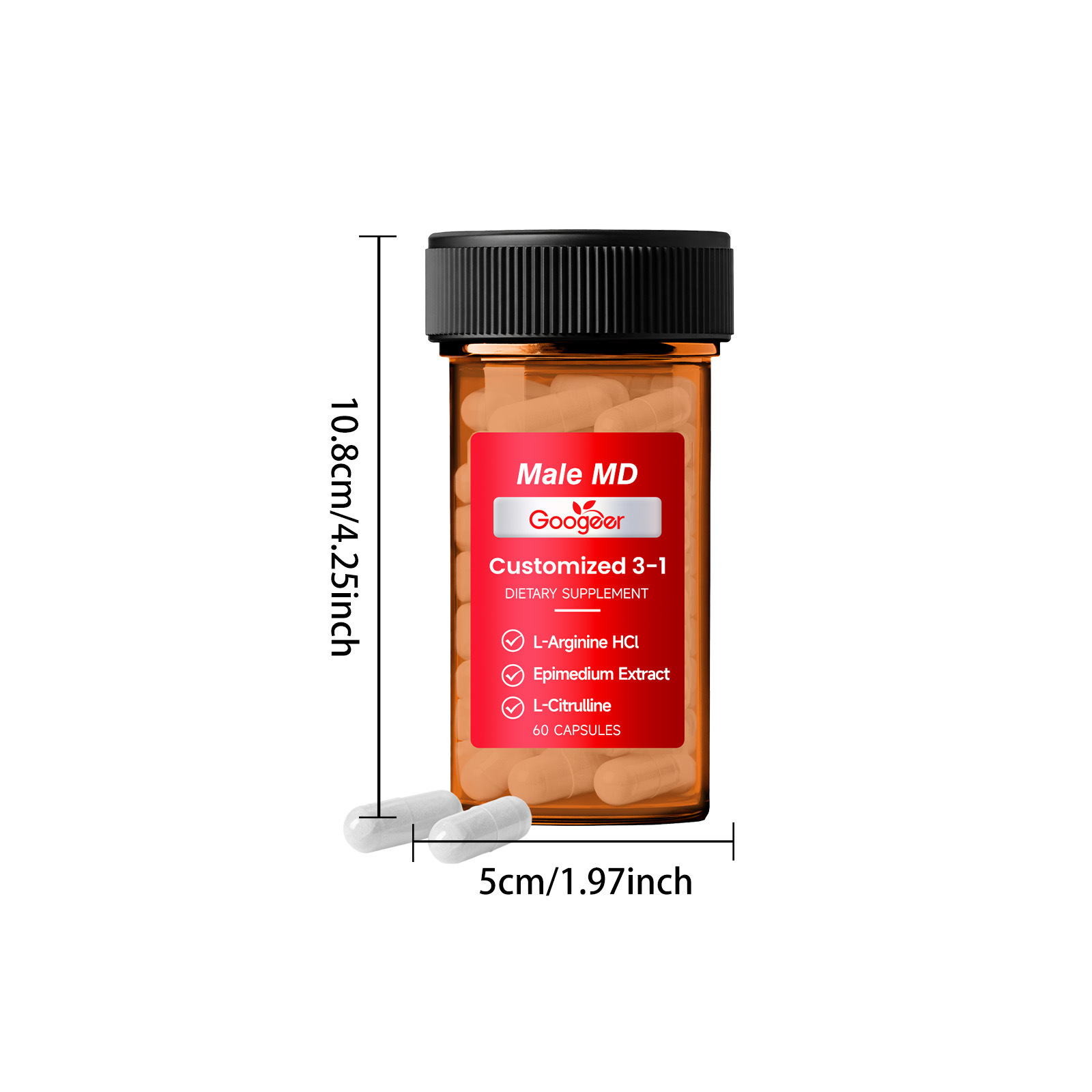 GOOGEER Men's Health Capsules  - Nutrition Fitness Supplements reseña y precio
