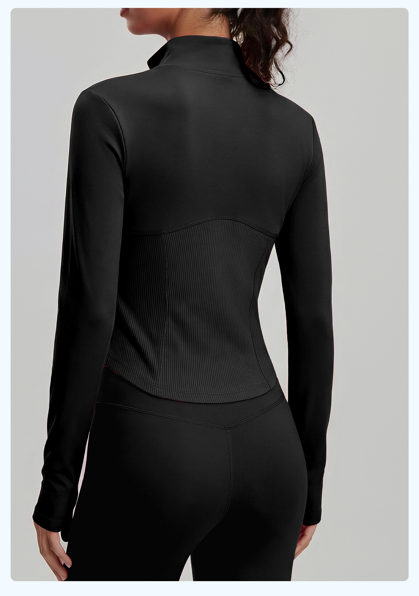 Women's Long Sleeve Zip Jacket - Fitness & Nutrition Lab Zapopan reseña y precio
