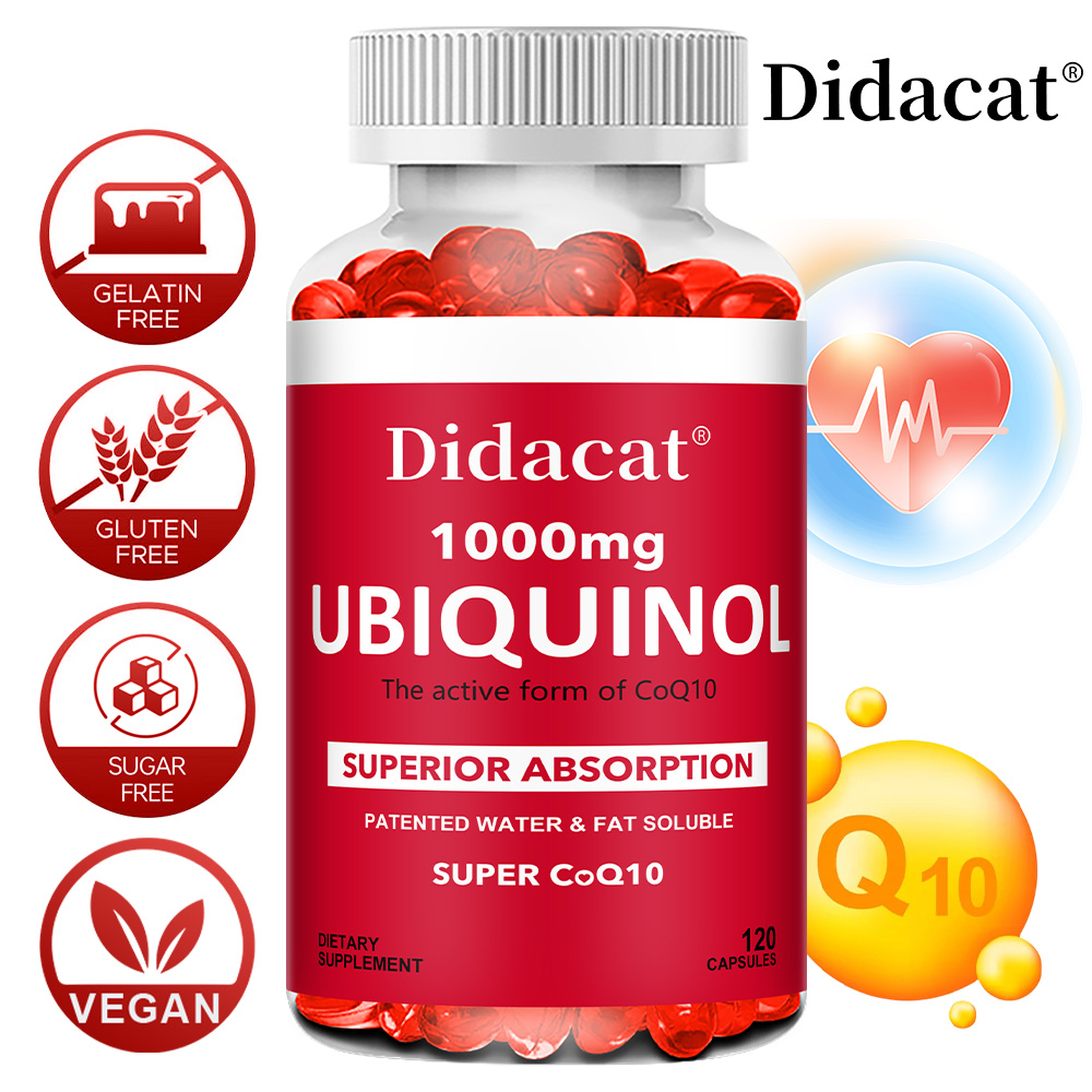Ubiquinol CoQ10 Vegetable Soft - Coq10 Ubiquinol Softgel reseña y precio