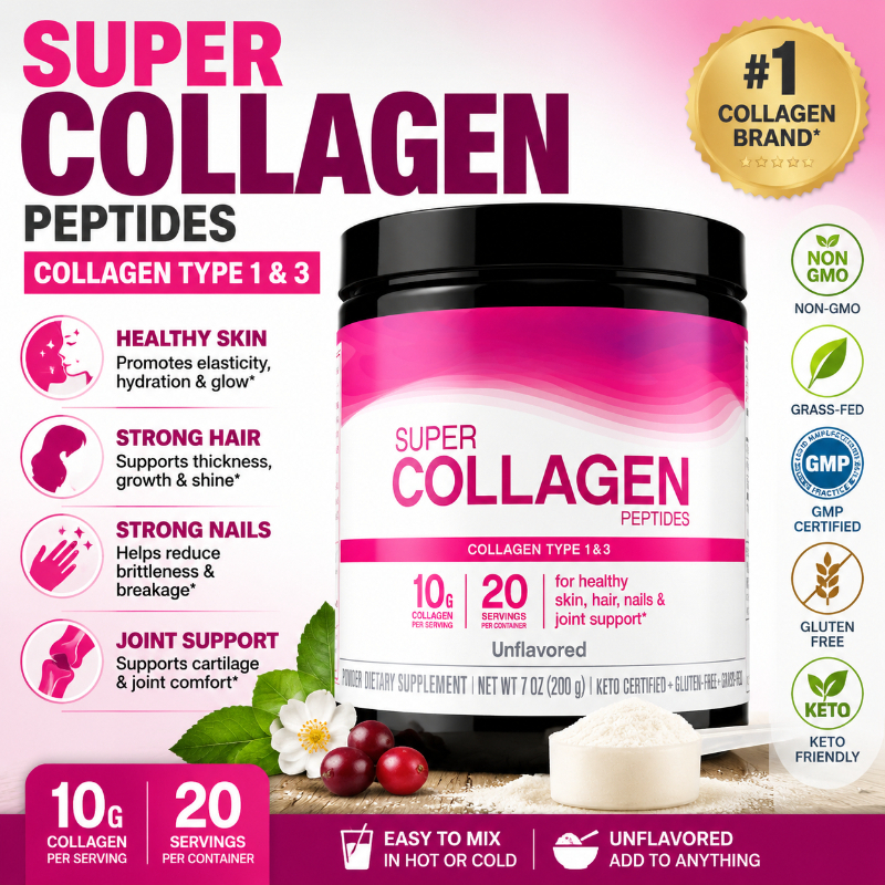 Unflavored Collagen Peptides P - Whey Protein Isolate reseña y precio