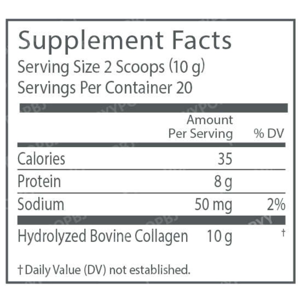Unflavored Collagen Peptides P - Whey Protein Isolate reseña y precio