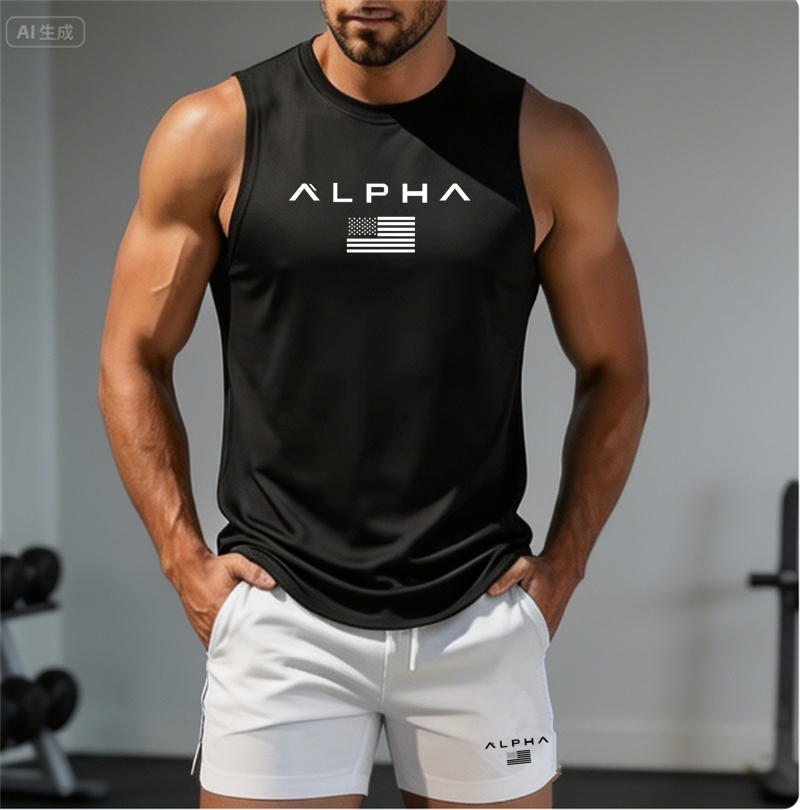 2026 Alpha Men's Printed Round - Fitness & Nutrition Lab Zapopan reseña y precio