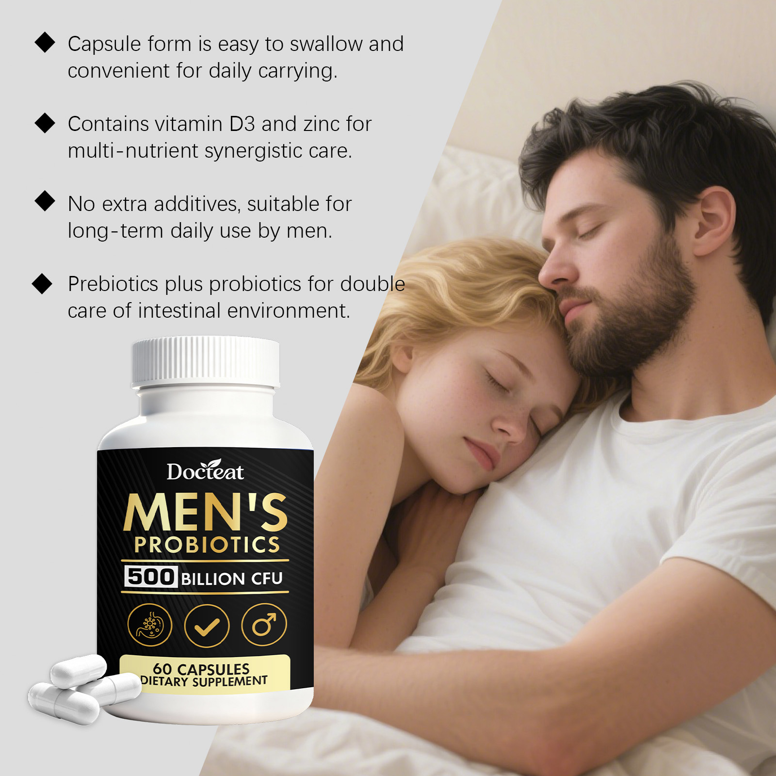GOOGEER Men's Health Capsules  - Nutrition Fitness Supplements reseña y precio