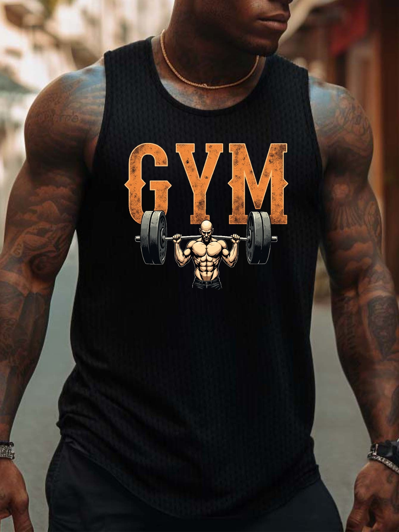 Men's fitness vest with fitnes - Fitness & Nutrition Lab Zapopan reseña y precio