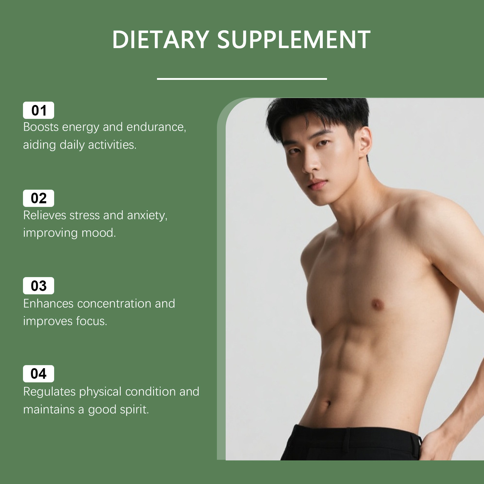 DOCTEAT Men's Health Capsules  - Nutrition Fitness Supplements reseña y precio