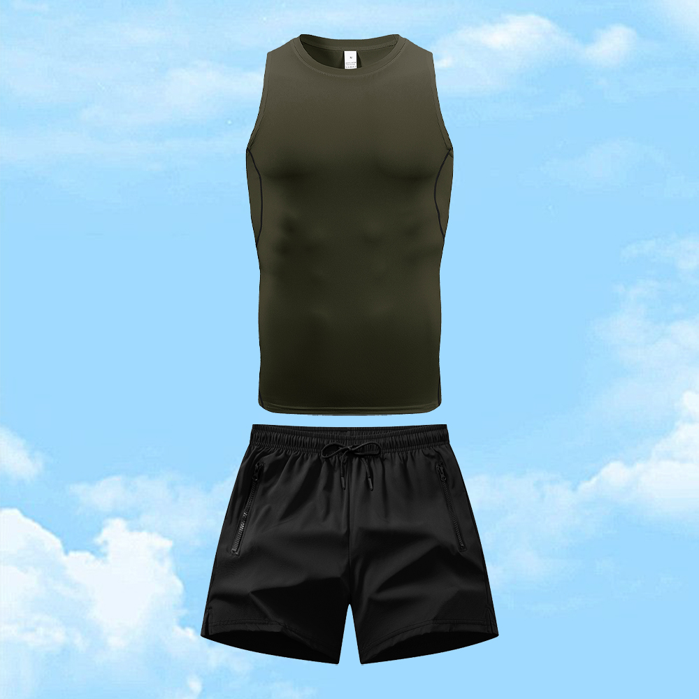 Men's Casual Sportswear Set Qu - Fitness & Nutrition Lab Zapopan reseña y precio