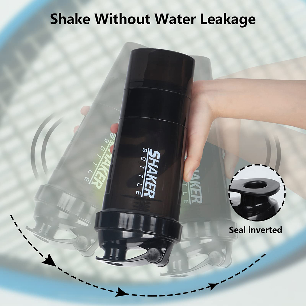 3 Layers Shaker Protein Bottle - Whey Protein Isolate reseña y precio