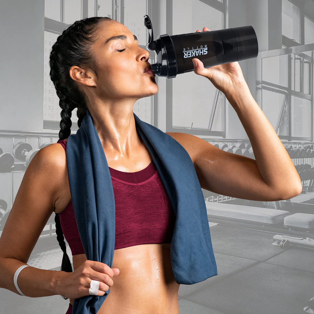 3 Layers Shaker Protein Bottle - Whey Protein Isolate reseña y precio