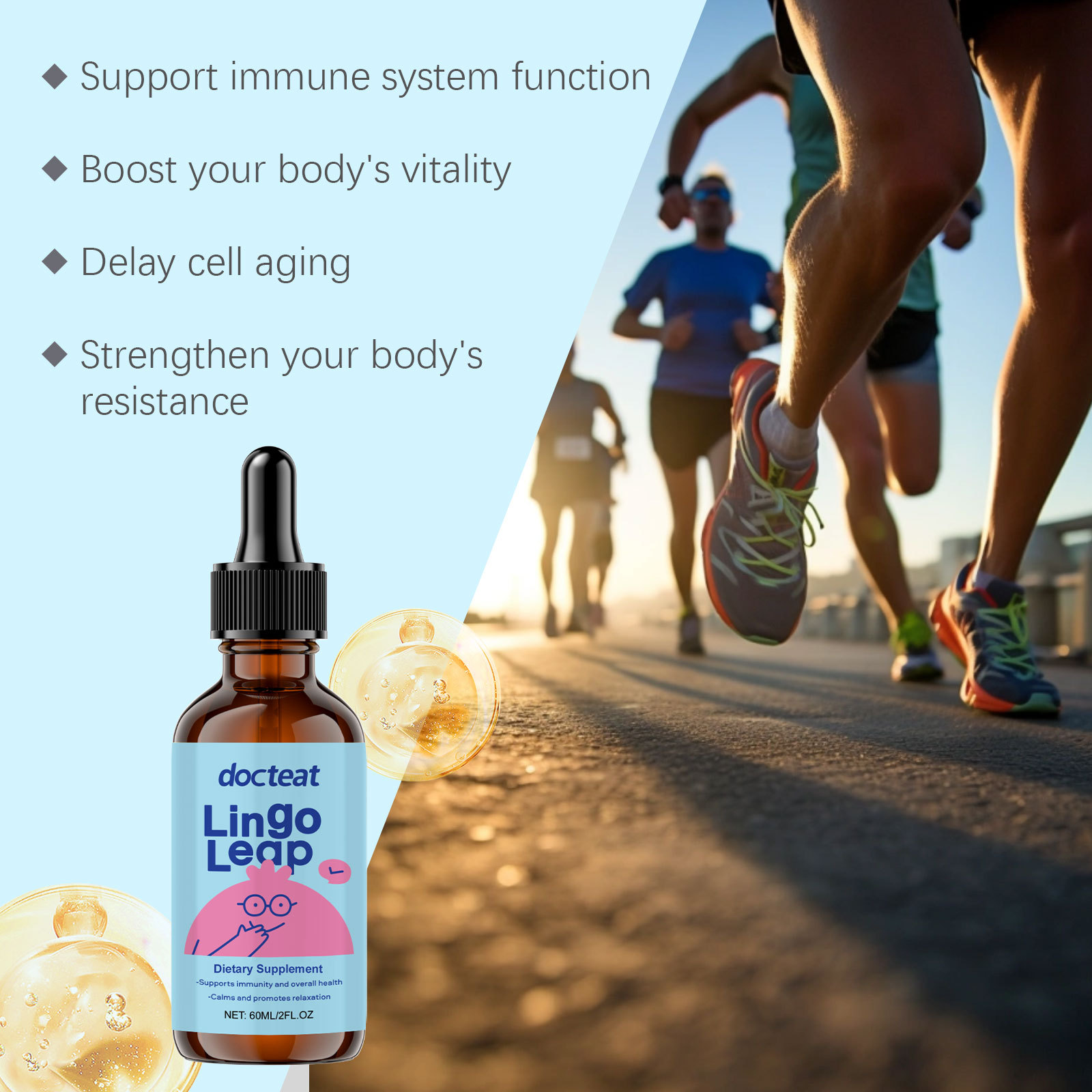 DOCTEAT Body Health Drops Impr - Nutrition Fitness Supplements reseña y precio