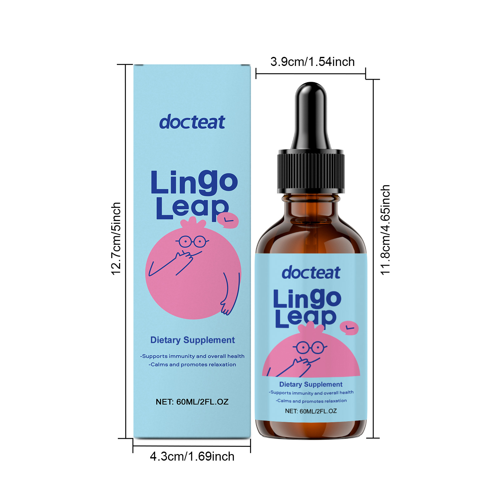 DOCTEAT Body Health Drops Impr - Nutrition Fitness Supplements reseña y precio