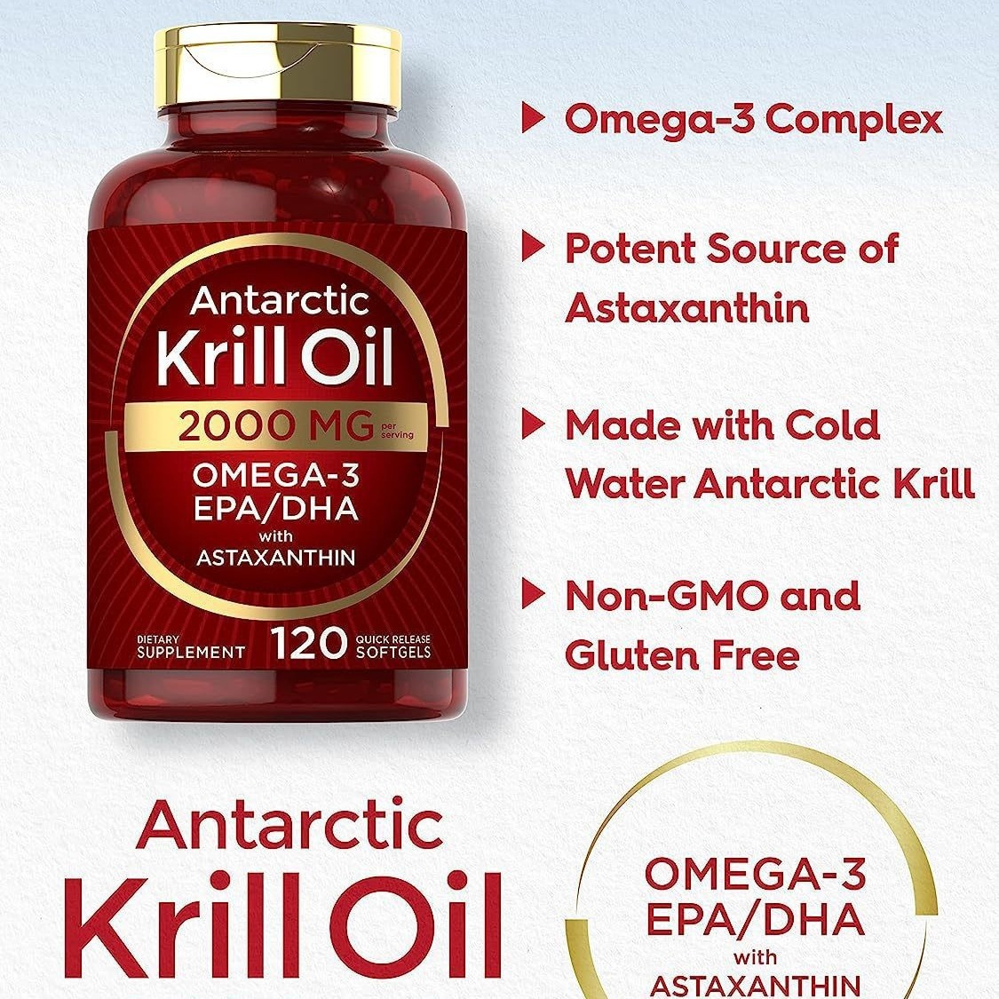 Krill oil soft capsules supple - Nutrition Fitness Supplements reseña y precio