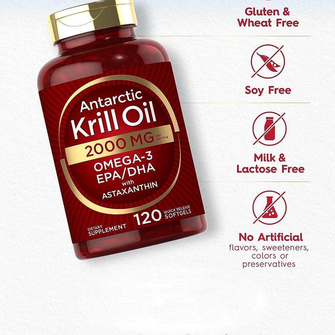 Krill oil soft capsules supple - Nutrition Fitness Supplements reseña y precio