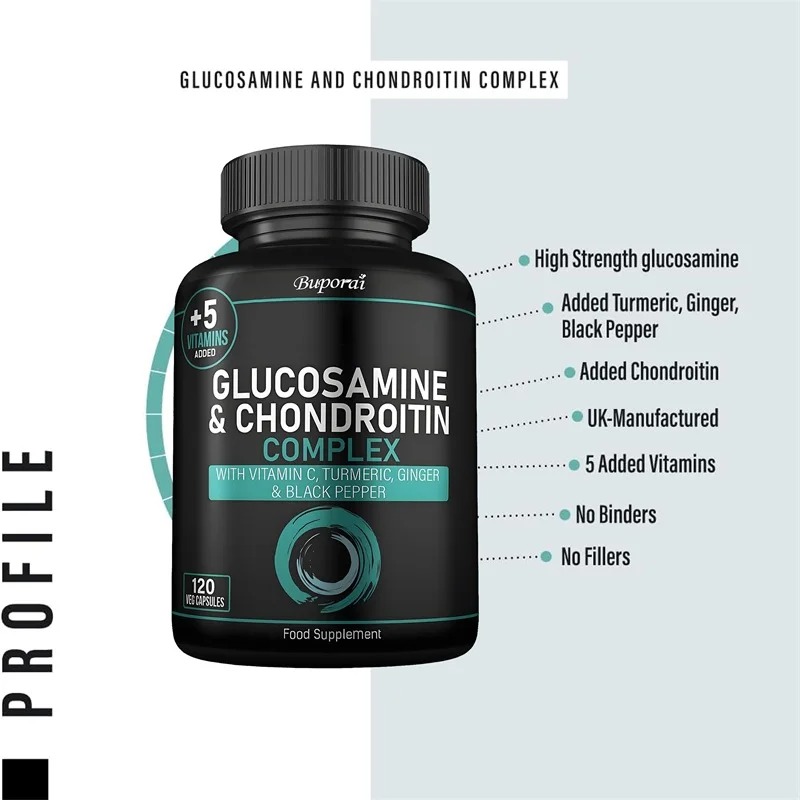 120pcs Glucosamine and Chondro - Glucosamine Chondroitin Joint reseña y precio